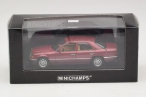 Mercedes 230E W124 Sarkans Metālisks Minichamps 1:43 400037001 Metāls — attēls 4 no 4