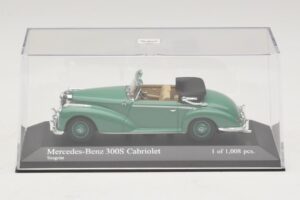 Mercedes 300S Kabriolets Zaļš Minichamps 1:43 430032335 Metāls — attēls 4 no 5