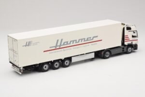 Mercedes Actros 1844LS Koffersattelzug Hammer Aachen Minichamps 1:43 499039105 Metāls — attēls 2 no 6
