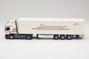 Mercedes Actros 1844LS Koffersattelzug Hammer Aachen Minichamps 1:43 499039105 Metāls — attēls 3 no 6
