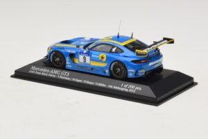 Mercedes AMG GT3 Black Falcon #9 Y. Buurman / M. Engel 24 Hours of Nurburgring 2016 Minichamps 1:43 437163009 Metāls — attēls 3 no 5