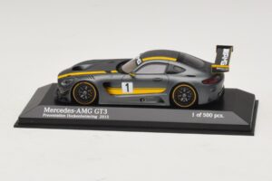 Mercedes AMG GT3 Presentation Hockenheimring 2015 Minichamps 1:43 437163001 Metāls