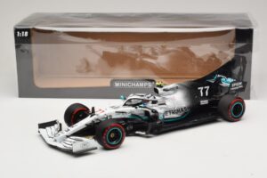 Mercedes AMG Petronas W10 #77 V. Bottas German GP 2019 Minichamps 1:18 110191177 Metāls — attēls 6 no 7