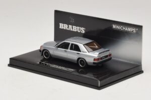 Mercedes Brabus 3.6S 190E W201 Sudrabs Minichamps 1:43 437032604 Metāls — attēls 3 no 5