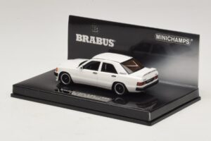 Mercedes Brabus 3.6S 190E W201 Balts Minichamps 1:43 437032602 Metāls — attēls 3 no 5