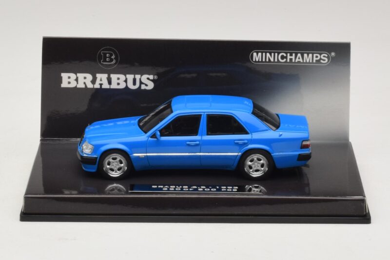 Mercedes Brabus 6.5 500E W124 Zils Minichamps 1:43 Mercedes Brabus 6.5 500E W124 Zils Minichamps 1:43 437032502 Metāls