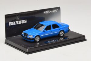 Mercedes Brabus 6.5 500E W124 Zils Minichamps 1:43 437032502 Metāls — attēls 2 no 5