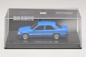 Mercedes Brabus 6.5 500E W124 Zils Minichamps 1:43 437032502 Metāls — attēls 4 no 5
