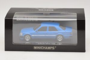 Mercedes Brabus 6.5 500E W124 Zils Minichamps 1:43 437032502 Metāls — attēls 5 no 5