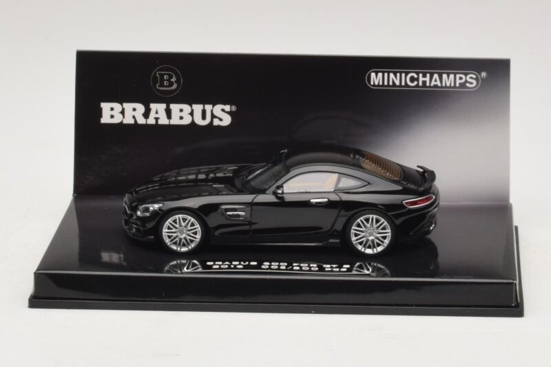 Mercedes Brabus 600 GT S C190 Melns Minichamps 1:43 Mercedes Brabus 600 GT S C190 Melns Minichamps 1:43 437032520 Metāls