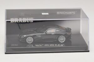 Mercedes Brabus 600 GT S C190 Melns Minichamps 1:43 437032520 Metāls — attēls 4 no 5