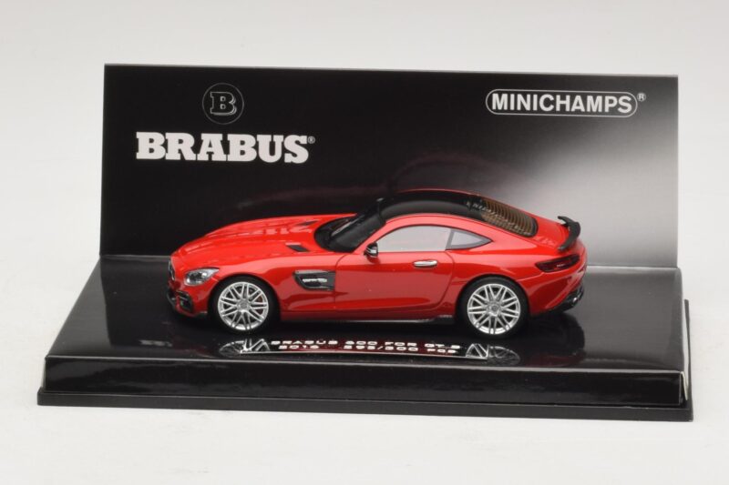Mercedes Brabus 600 GT S C190 Sarkans Minichamps 1:43 Mercedes Brabus 600 GT S C190 Sarkans Minichamps 1:43 437032521 Metāls