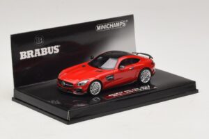 Mercedes Brabus 600 GT S C190 Sarkans Minichamps 1:43 437032521 Metāls — attēls 2 no 5