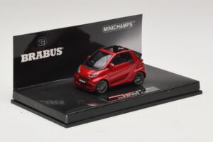 Mercedes Brabus Ultimate 120 Kabriolets Sarkans Minichamps 1:43 437032730 Metāls — attēls 2 no 5
