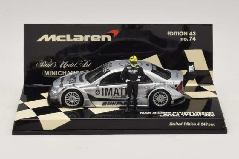 Mercedes C203 DTM Team McLaren Mercedes MP4-98T Mika & Erja Hakkinen Lapland 17 April 2000 Minichamps 1:43 Mercedes C203 DTM Team McLaren Mercedes MP4-98T Mika & Erja Hakkinen Lapland 17 April 2000 Minichamps 1:43 530984378-P1 Metāl