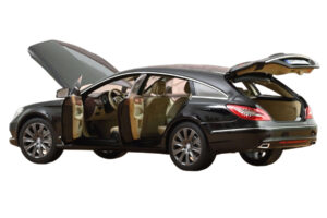 Mercedes CLS Shooting Brake X218 Obsidian Black Metallic Norev 1:18 183944 Metāls — attēls 2 no 3