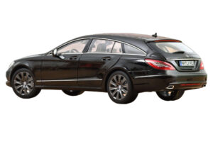 Mercedes CLS Shooting Brake X218 Obsidian Black Metallic Norev 1:18 183944 Metāls — attēls 3 no 3