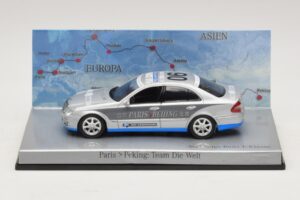 Mercedes E-Class #6 Team Die Welt Rally Paris-Peking 2007 Minichamps 1:43 B66962262 Metāls