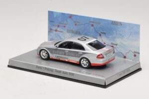 Mercedes E-Class #7 Team Auto Bild Rally Paris-Peking 2007 Minichamps 1:43 B66962263 Metāls — attēls 3 no 5