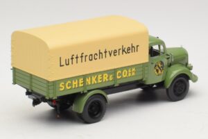 Mercedes L 3500 Platformas Kravas Auto Schenker Minichamps 1:43 439350028 Metāls — attēls 2 no 6