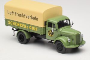Mercedes L 3500 Platformas Kravas Auto Schenker Minichamps 1:43 439350028 Metāls — attēls 4 no 6