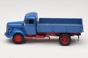 Mercedes L 3500 Pašizgāzējs Zils Sarkans Minichamps 1:43 439350004 Metāls — attēls 3 no 6