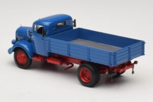 Mercedes L 3500 Pašizgāzējs Zils Sarkans Minichamps 1:43 439350004 Metāls — attēls 5 no 6