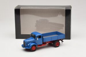 Mercedes L 3500 Pašizgāzējs Zils Sarkans Minichamps 1:43 439350004 Metāls — attēls 6 no 6