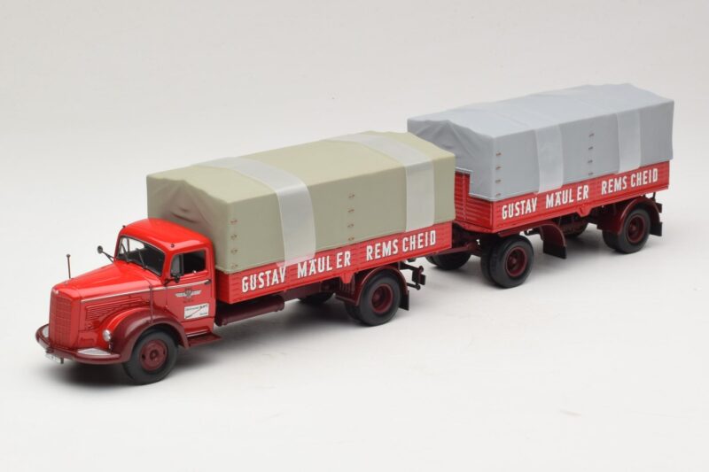 Mercedes L315 Pritschenzug Gustav Mauler Minichamps 1:43 499034720 Metāls