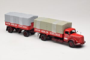 Mercedes L315 Pritschenzug Gustav Mauler Minichamps 1:43 499034720 Metāls — attēls 4 no 6