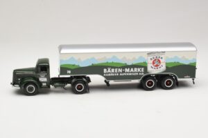 Mercedes LS315 Koffersattelzug Bärenmarke Minichamps 1:43 499034780 Metāls — attēls 3 no 6