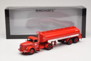 Mercedes LS315 Tanksattelzug Esso Minichamps 1:43 499034770 Metāls — attēls 6 no 6