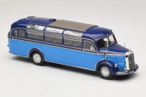 Mercedes O 3500 Autobuss Gaišzils Tumšzils Minichamps 1:43 439360011 Metāls — attēls 4 no 6