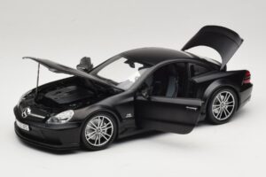Mercedes SL65 AMG R230 Black Series Matt Black Minichamps 1:18 100038121 Metāls — attēls 2 no 8