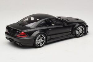 Mercedes SL65 AMG R230 Black Series Matt Black Minichamps 1:18 100038121 Metāls — attēls 3 no 8