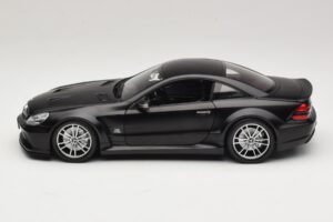 Mercedes SL65 AMG R230 Black Series Matt Black Minichamps 1:18 100038121 Metāls — attēls 4 no 8