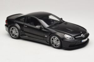 Mercedes SL65 AMG R230 Black Series Matt Black Minichamps 1:18 100038121 Metāls — attēls 6 no 8