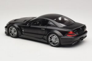 Mercedes SL65 AMG R230 Black Series Matt Black Minichamps 1:18 100038121 Metāls — attēls 7 no 8