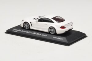 Mercedes SL65 AMG R230 Black Series Matēts Balts Minichamps 1:43 400038222 Metāls — attēls 3 no 4