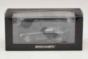 Mercedes SLS AMG C197 Black Series Melns Metālisks Minichamps 1:43 437033020 Metāls — attēls 4 no 4
