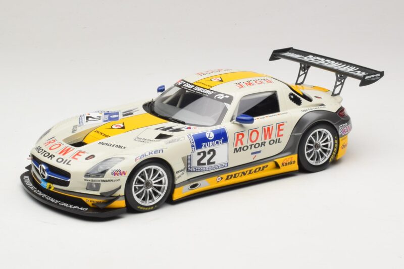 Mercedes SLS AMG GT3 #22 Graf / Jager Rowe Racing 24 Hours of Nurburgring 2013 Minichamps 1:18 Mercedes SLS AMG GT3 #22 Graf / Jager Rowe Racing 24 Hours of Nurburgring 2013 Minichamps 1:18 151133122 Metāls