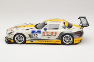 Mercedes SLS AMG GT3 #22 Graf / Jager Rowe Racing 24 Hours of Nurburgring 2013 Minichamps 1:18 151133122 Metāls — attēls 3 no 6