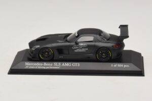 Mercedes SLS AMG GT3 45 Years of Driving Performance Melns Minichamps 1:43 410133200 Metāls