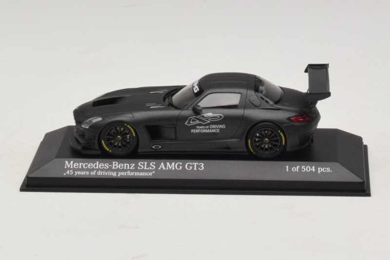 Mercedes SLS AMG GT3 45 Years of Driving Performance Melns Minichamps 1:43 410133200 Metāls