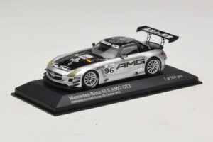 Mercedes SLS AMG GT3 #96 M. Hakkinen / R. Arnold 6 Hours of Zhuhai 2011 Minichamps 1:43 410113296 Metāls — attēls 2 no 4