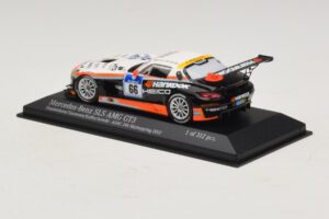 Mercedes SLS AMG GT3 #66 Hankook C. Frankenhout / Simonsen 24 Hours of Nurburgring 2012 Minichamps 1:43 437123266 Metāls — attēls 3 no 4