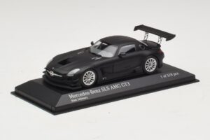 Mercedes SLS AMG GT3 Matēts Melns Minichamps 1:43 410113200 Metāls — attēls 2 no 4