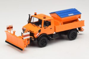 Mercedes Unimog 1300 L Sniega Tīrītājs Oranžs Minichamps 1:43 439033060 Metāls