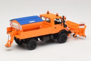 Mercedes Unimog 1300 L Sniega Tīrītājs Oranžs Minichamps 1:43 439033060 Metāls — attēls 2 no 6