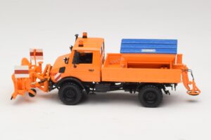 Mercedes Unimog 1300 L Sniega Tīrītājs Oranžs Minichamps 1:43 439033060 Metāls — attēls 3 no 6